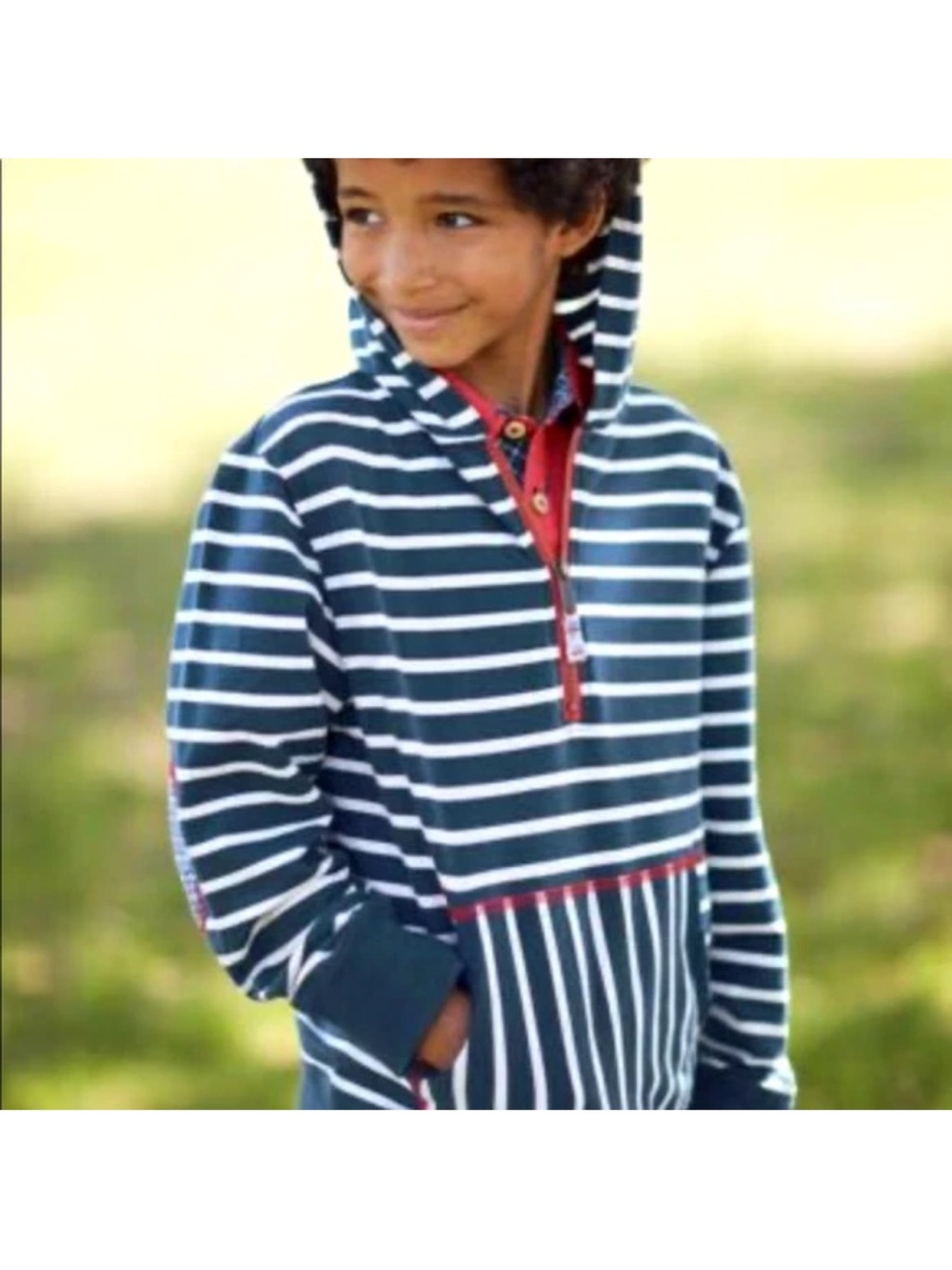 Boys Unisex Matilda Jane Gaines Patches And Pluck Hoodie Size 10 Blue. Good use